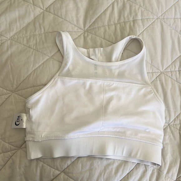 Zyia Active All Star Bra "One More Rep'" Sports Bra White Size medium * no pads - Picture 14 of 16